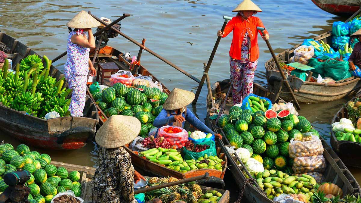 vietnam itinerary 3 weeks - cai rang float market